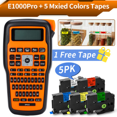 Industrial Label Maker Printer E1000 Label Machine for P-Touch TZe-231 12mm Tape