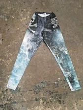 Ranger Up XL Performance Black Flag Leggings Ankle Length Martial Arts