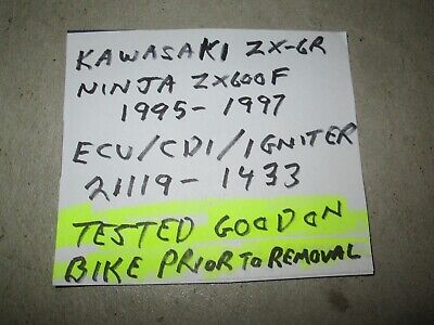 1995-1997 Kawasaki Ninja ZX-6R ZX600-F OEM Igniter CDI ECU 1995-1997 Kawasaki Ninja ZX-6R ZX600-F OEM Igniter CDI ECU