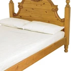 Comfortnights Economy Waterproof Mattress Protector, White, Double