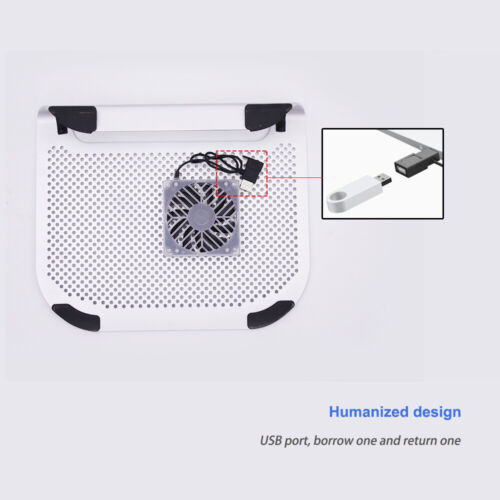 Adjustable Aluminum Portable Cooling Laptop Stand Desk For Apple MacBook air pro - Picture 6 of 12