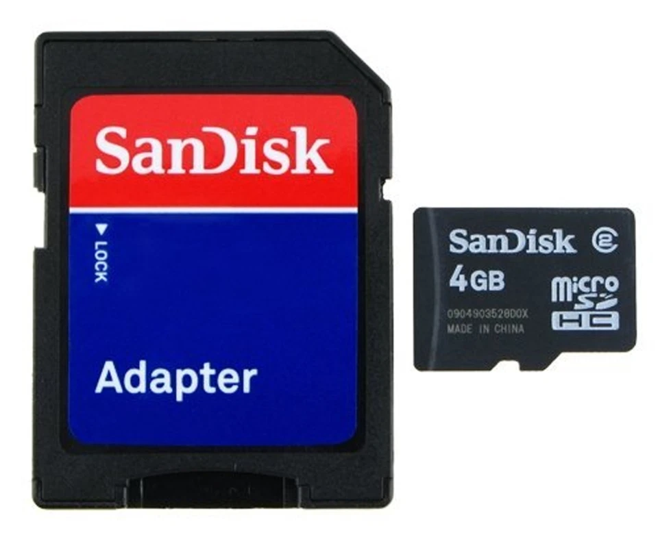 Sandisk MicroSD Flash Fast Storage Memory Card w/SD Adapter for App Photo Videos - Image 3 of 4