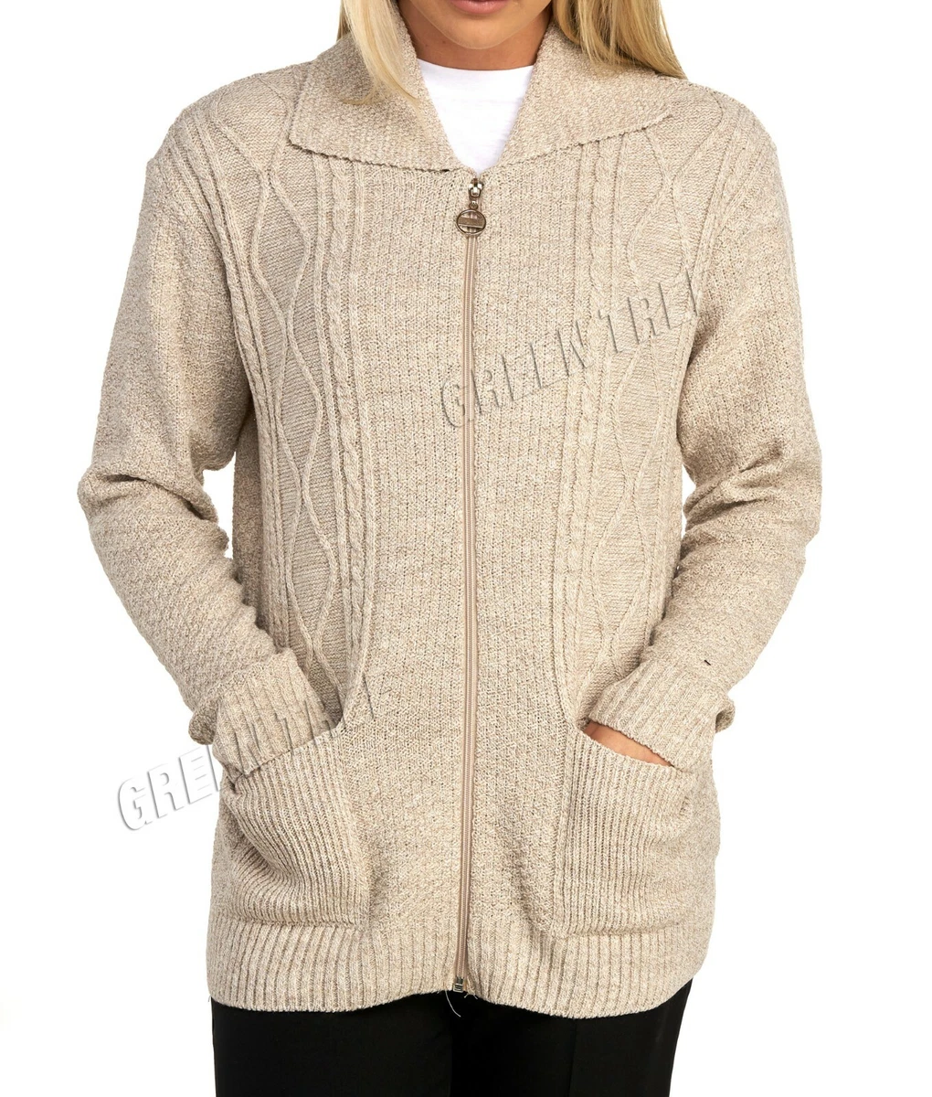 Cardigan with zip pockets sale