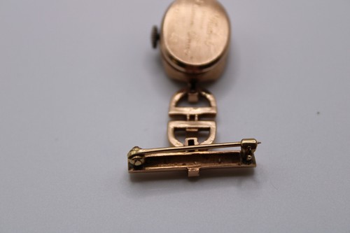 WOW! Vintage 14K Gold Blancpain 17 Jewel Manual-Winding Nurses Pendant Watch - Picture 4 of 9