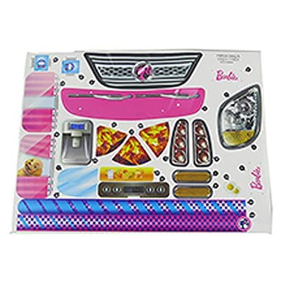 Mattel Ersatz-Aufkleber Für Barbie 3-in-1 Dreamcamper Spielset – Rosa, Blau, Braun, Grau