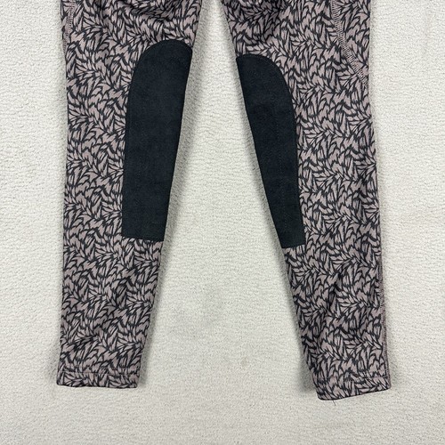 KERRITS Riding Pants Brown Geometric Equestrian Breeches Legging Girls M - Picture 7 of 16