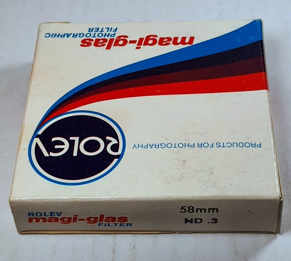 58mm Neutral Density ND 0.3 Glass Lens Color Conversion Filter 58 mm USA ND3 E58 - Image 3 of 4