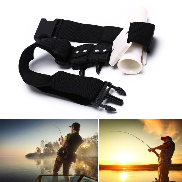 Waist Gimbal Fishing Belt Fish Rod Holder Adjustable Stand up Fighting Boat Pole for sale online