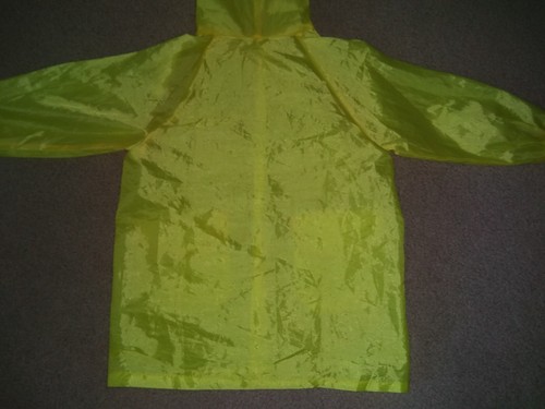 Duck Rain Coat Girls Super Cute Lightweight Yellow Pocket Hooded Outdoor Jacket - Picture 8 of 10