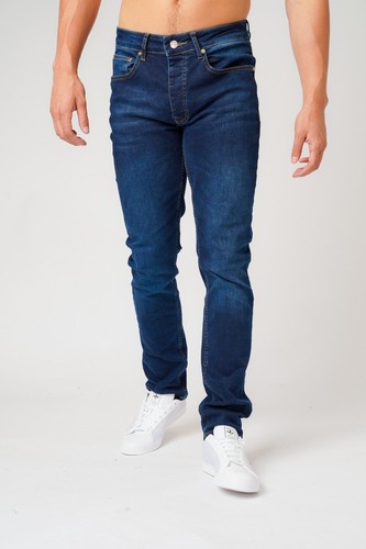 Mens Regular Fit Jean Relaxed DON JEANS Denim Trouser Pant Lengths Waist Sizes - Picture 17 of 36