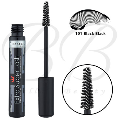 RIMMEL London Extra Super Lash Building Mascara 8ml - 101 Black Black *NEW*
