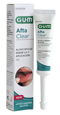 GUM Clear Gel Mouth Wounds Ulcers Cavity treatment 10 ml medicine
