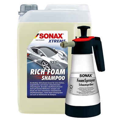 Schaumshampoo Rich Foam XTREME 02485000 SONAX 5 Liter inkl. Schaumsprüher