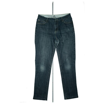 BLUE FIRE Gloria Slim Stretch Tapered Damen Jeans Hose 29/30 W29 L30 used blau
