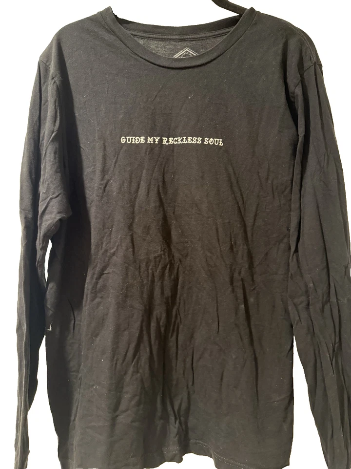 Guide My Reckless Soul manga larga negro para hombre XL Foto 2 de 4