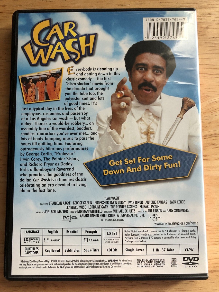 Car Wash (DVD, 1976, Widescreen) Richard Pryor George Carlin | eBay