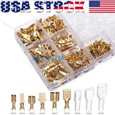 540PCS Automotive Electrical Wire Connectors Kit Male Female Spade Terminal Set