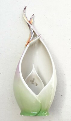New, Franz Porcelain, Papillon Butterfly, Tea Lite Holder