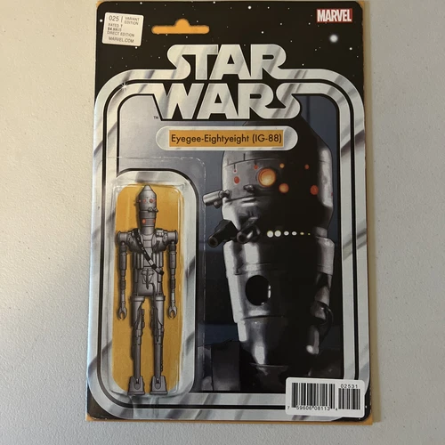 Star Wars #25 IG-88 Droid Action Figure Variant Marvel Comic NEW John Tyler NM