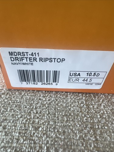HOT SALE Lugz Men's Drifter Ripstop Classic Chukka Boot NAVY/WHITE SIZE 10.5 - Picture 10 of 14