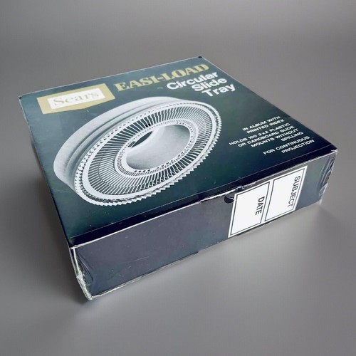 Vintage Sears Easi-Load Circular Slide Tray - Factory Sealed Box. NEW - Picture 6 of 11