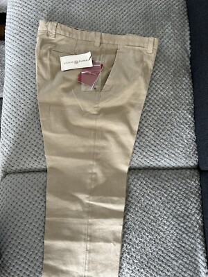 LUCIANO BARBERA Herrenhose  Farbe Sand / Beige Gr :50 neu mit Etikett NP 218  