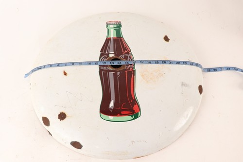 1940's White Coca-Cola Porcelain Button - Picture 11 of 11