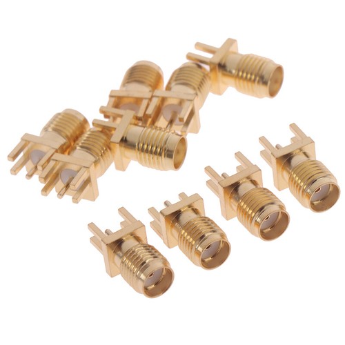 10x 1.6mm SMA Female Jack Solder Nut Edge PCB Clip Straight Mount RF Connect`sf - Zdjęcie 12 z 12