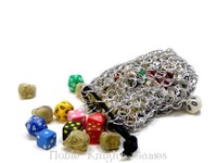 Tangled Metal Dice Bag Aluminum Chainmail Dice Bag (large) Mint on sale Tangled Metal Dice Bag Aluminum Chainmail Dice Bag (large) Mint on sale