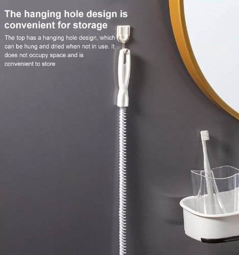 4-Pack Drain Dredging Brush Set – Pipeline Clog Remover & Overflow Cleaning Tool - Picture 6 of 13