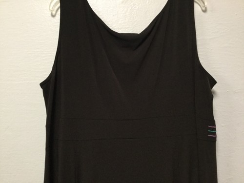 Vestido Mujer Talla 22W Marrón Oscuro Sin Mangas Media Pantorrilla K Mujer 16 - Imagen 5 de 6