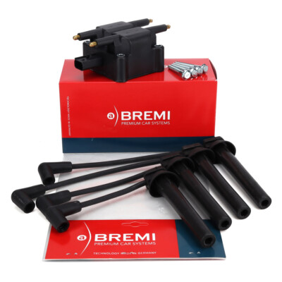 BREMI Zündspule + Zündkabelsatz für MINI R50 R53 R52 ONE COOPER WORKS W10 W11