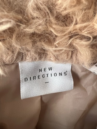 NEW DIRECTIONS Fuzzy Poodle Jacket in May Pink XL NWT - Picture 6 of 12