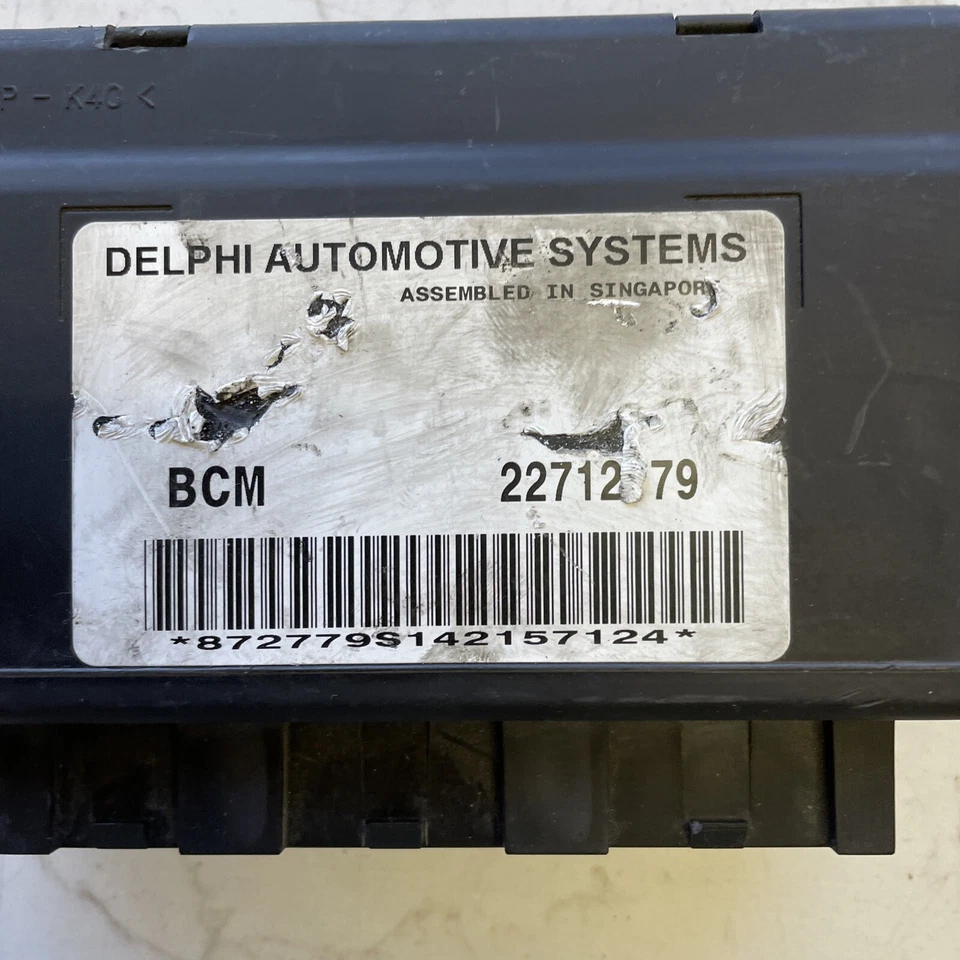 2003 - 2005 CHEVROLET CAVALIER BODY COMPUTER CONTROL MODULE BCU BCM 22712779 OEM - Image 3 of 4