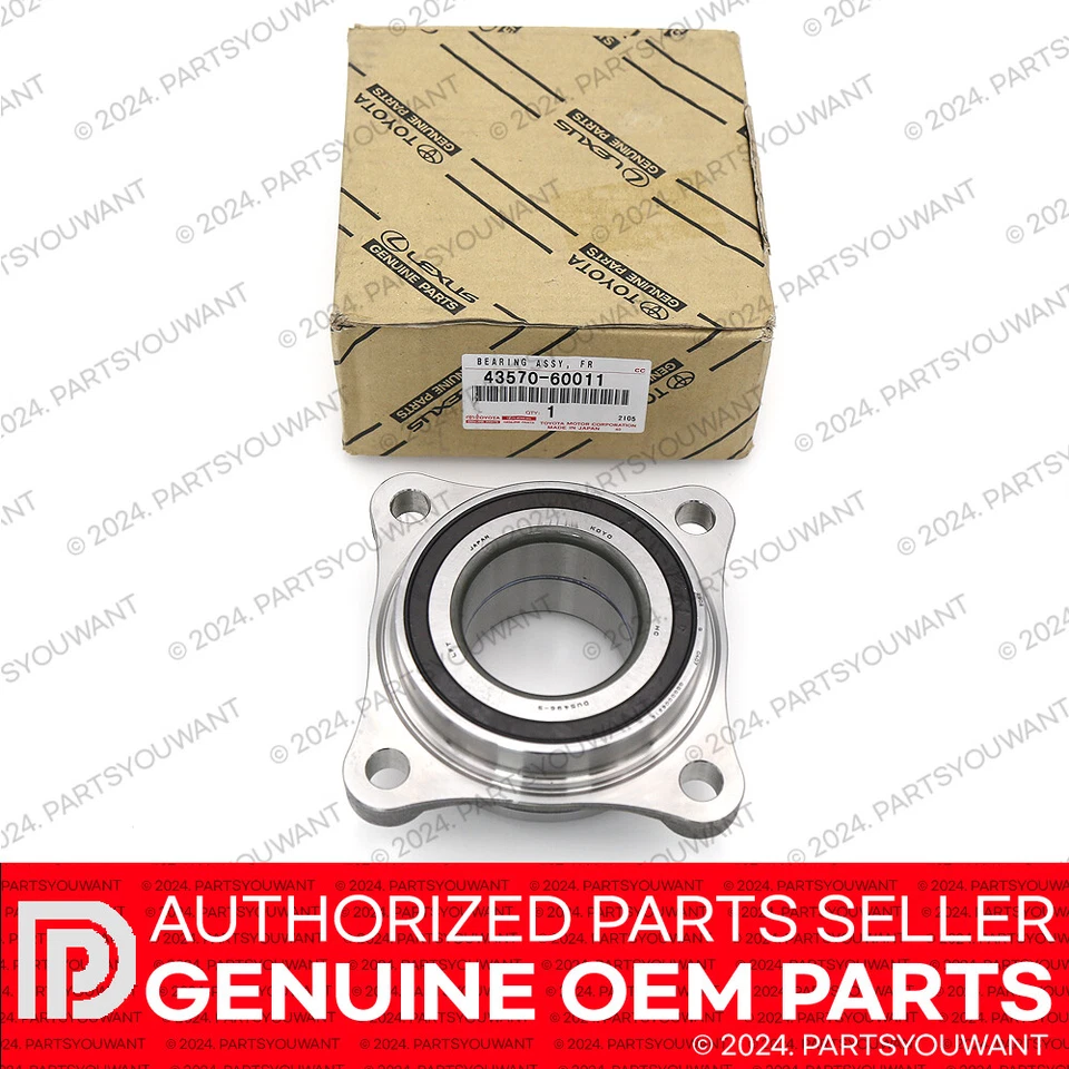 GENUINE Toyota 4Runner FJ Cruiser GX460 OEM Front Wheel Hub Bearing 43570-60011 - Изображение 2 из 4