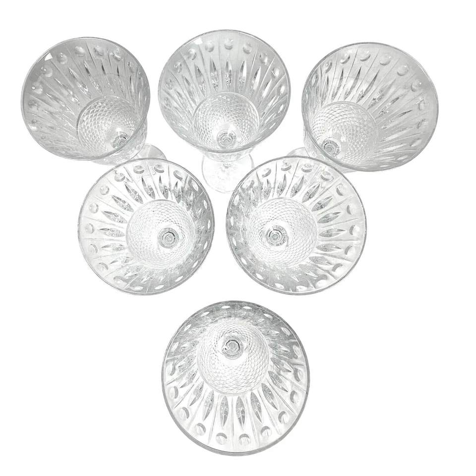 香农水晶 Godinger Sutton Place 退役水杯-6 件套罕见-完好! — 第 4/4 张图片