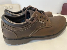 Rockport Hydro Shield Waterproof Men’s Shoes Brown Leather Trutech Size 9 NICE