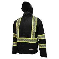 DEWALT DRW11-1ZGR-2X Waterproof Lightweight Packable Raincoat - Size 2X