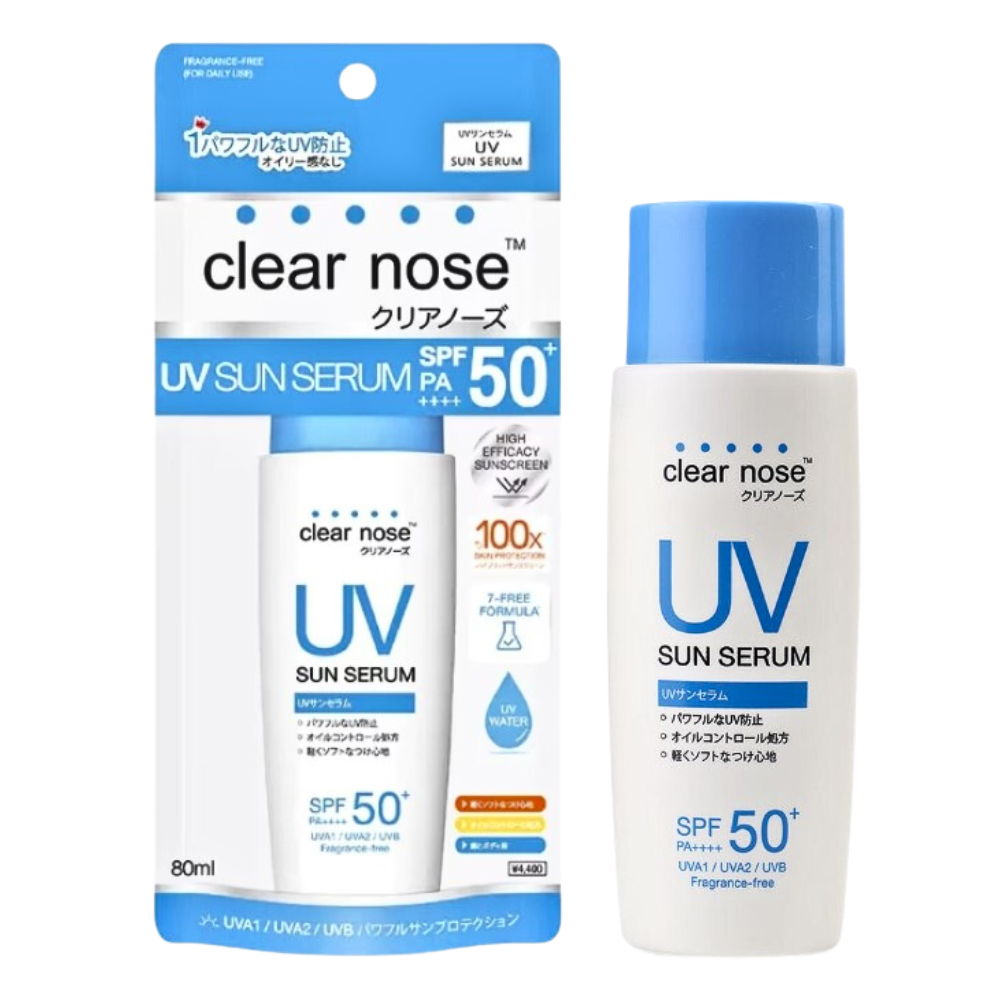 Clear Nose Sunscreen UV Sun Serum SPF50+ PA++++ Skin Oil