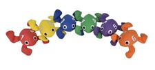 Count N Bags Bean Bag Frogs Numbered 1 Through 6 - Set of 6 - Assorted Colors