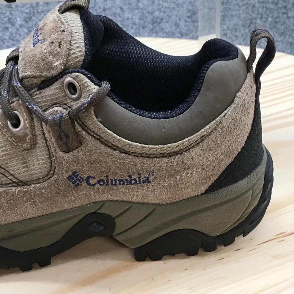 Columbia Zapatos Mujer 6 Ventilador Senderismo Tenis Marrón Con Cordones Parte Superior Baja Comodidad Foto 4 de 4