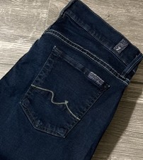 7 For All Mankind Women  s Lexie Kaylie Petite Boot Low Rise USA Jeans SZ 29x33