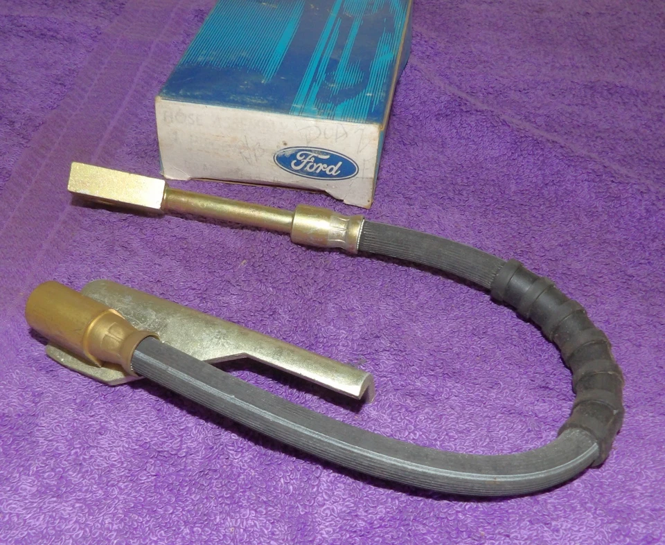 Custom Galaxie 500 LTD Monterey Marquis 1970-1972 NUEVO DE LOTE DELANTERO LH manguera de freno de disco Foto 3 de 4