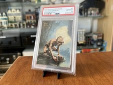 PSA 10 Rare Gollum Title Card 2006 Topps Masterpieces #1 Lord of the Rings LOTR