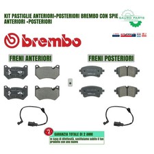 KIT BREMSBELÄGE VORNE + HINTEN MIT VERSCHLEISSMELDER AUDI Q5 2.0TDI/2.0TFSI