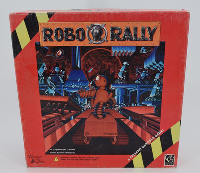 Robo Rally 1st Ed. Board Game Wizards of the Coast Used Paper or Plastic