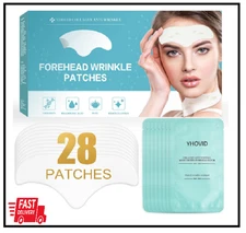 28 Pcs Forehead Wrinkle Patches - anti Wrinkle Facial Patches with Collagen and 