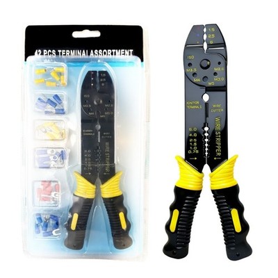 Wire Crimper Ferrule Crimper Pliers Crimping Self Adjusting with Wire Terminals