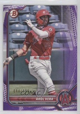 2022 Bowman Prospects Purple Pattern Border 84/199 Arol Vera #BP-101 md3