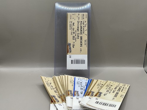 Chicago Cubs Vs Milwaukee Brewers (June 9th + 10th 2010) Ticket Stub Set